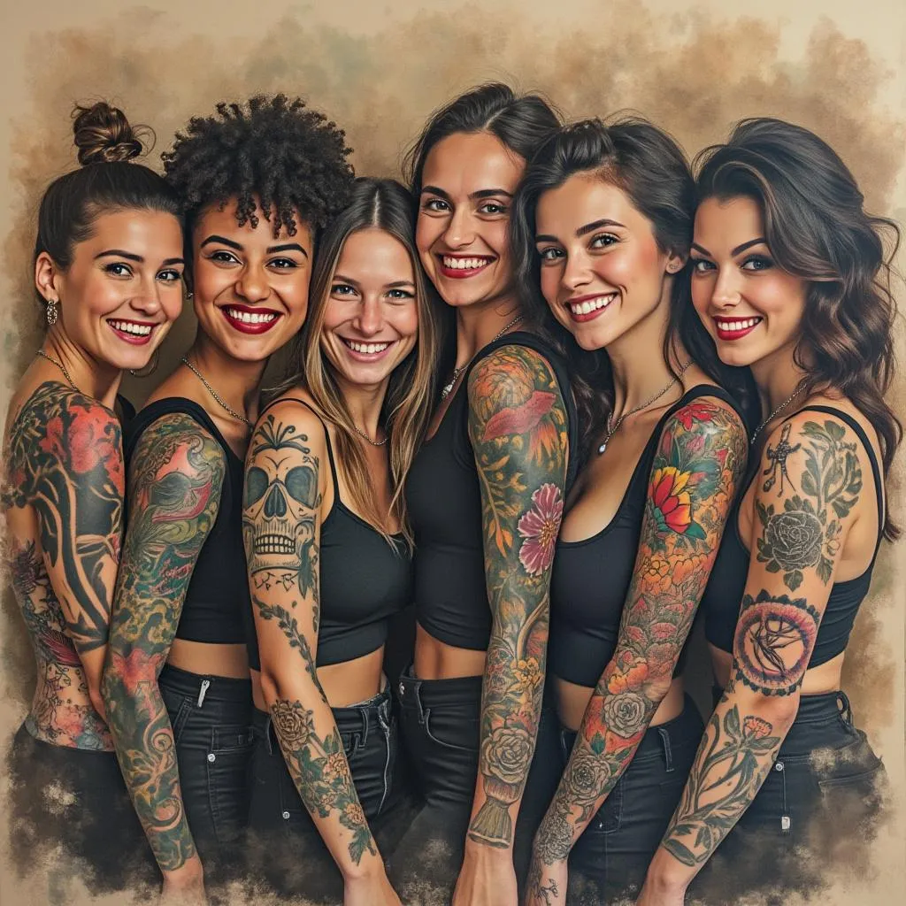 Team al completo dello studio TattoArt