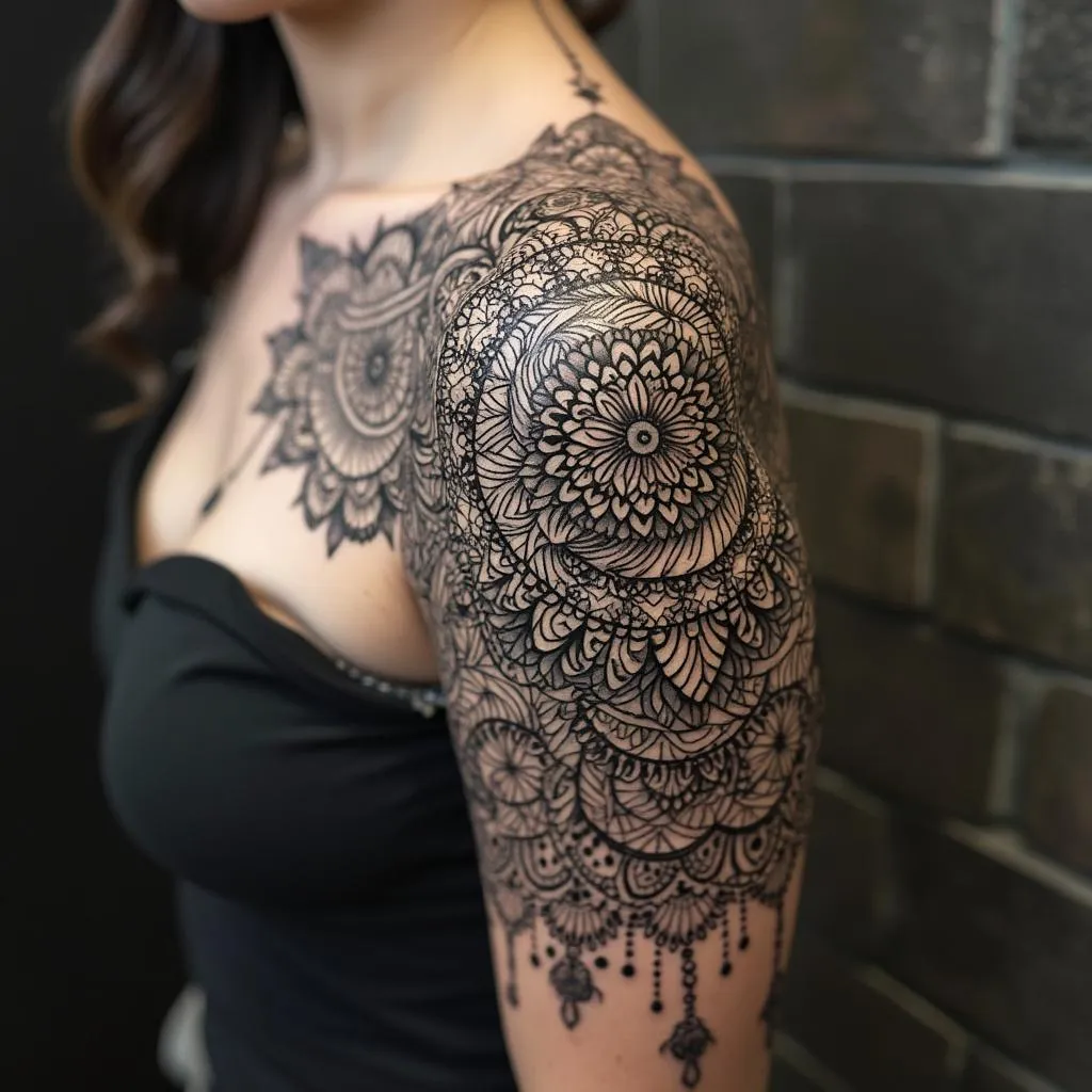 Tatuaggio blackwork
